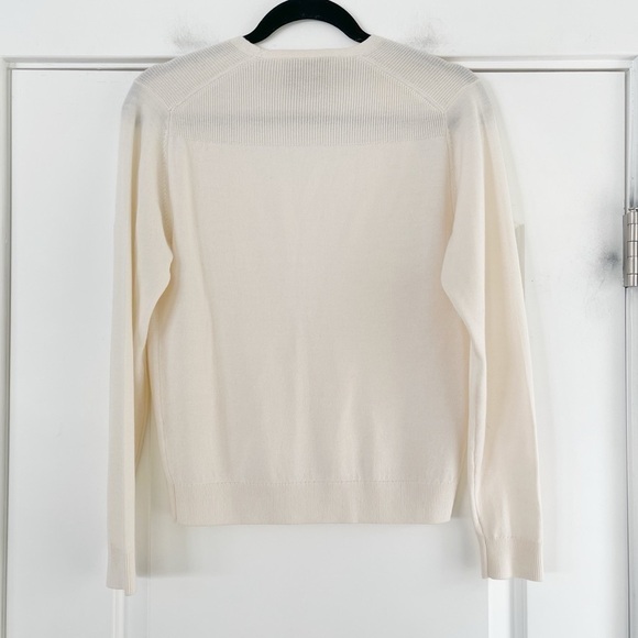 Victor Glemaud Merino Wool Deep V Neck Sweater - S - Picture 4 of 6